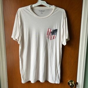 Denim & Supply Ralph Lauren Mens Pocket Tee Size Large Ivory